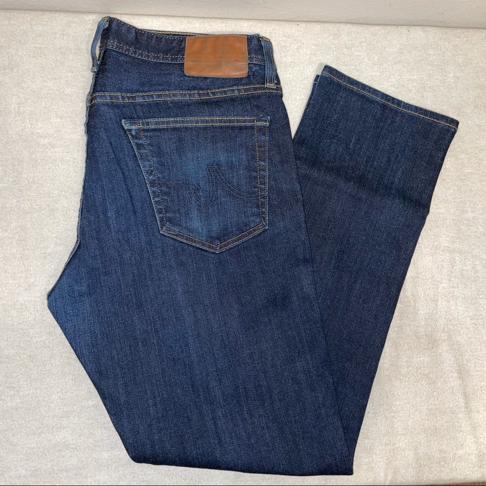 Ag Men’s The Everett Slim Straight Dark Blue Jeans Size 34x34